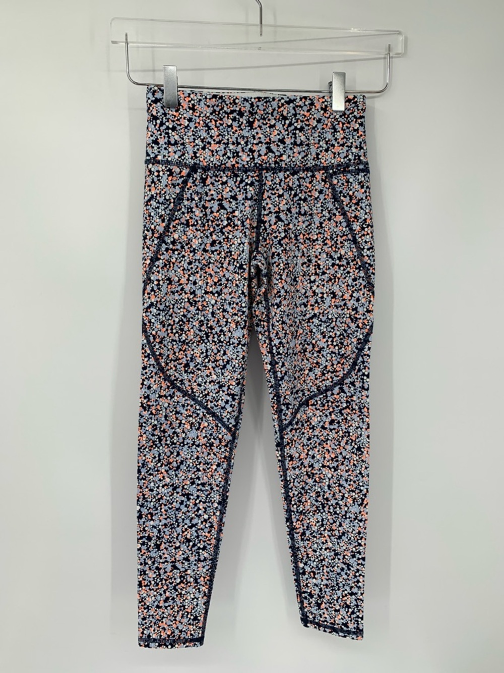 Sweaty Betty Power 7/8 length leggings compression Infinity blue Hexagon new XXS